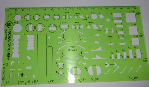 Ddr plaste stencil - plaste, disegno