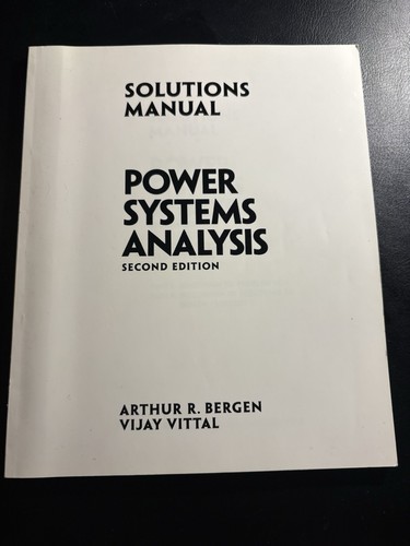 Power systems analysis - power,