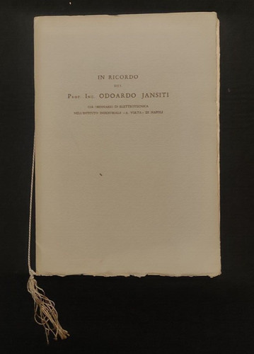 Ricordo del prof odoardo - ricordo,